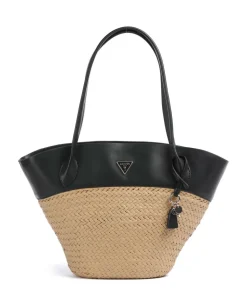 Venere Shopper Bast natur/schwarz