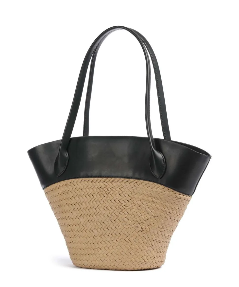 Venere Shopper Bast natur/schwarz