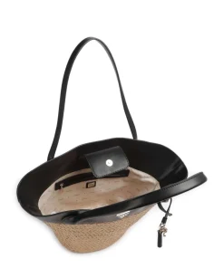 Venere Shopper Bast natur/schwarz