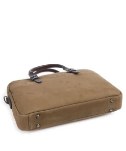 Veneto RFID Aktentasche 15″ aufgerautes Rindsleder taupe