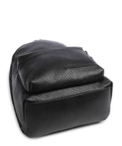 Venice Rucksack 13″ Lederimitat schwarz