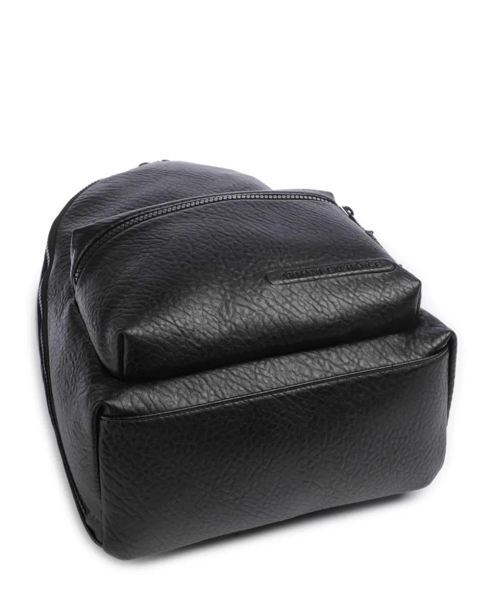 Venice Rucksack 13″ Lederimitat schwarz