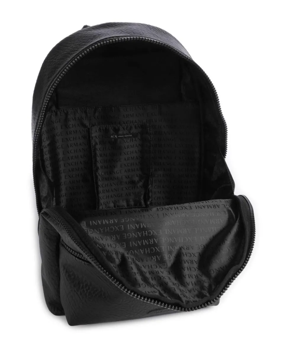 Venice Rucksack 13″ Lederimitat schwarz