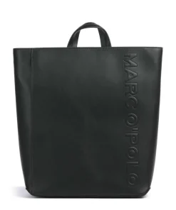 Venja Rucksack Lederimitat schwarz