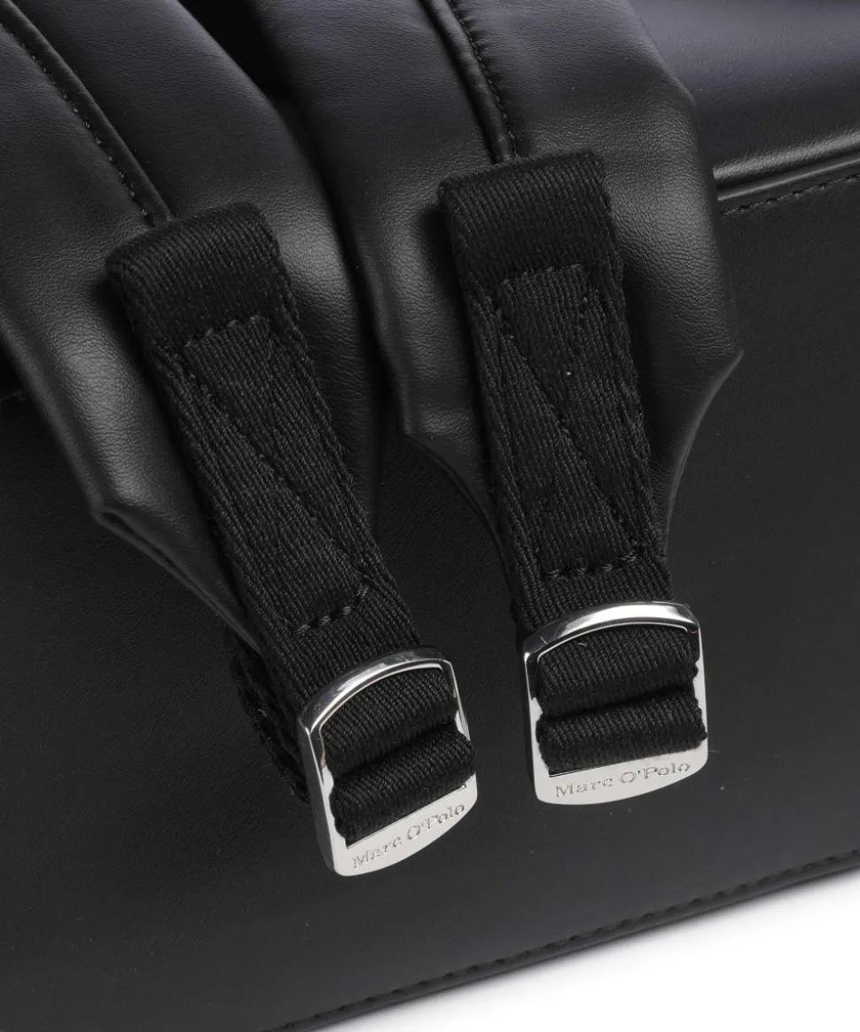 Venja Rucksack Lederimitat schwarz