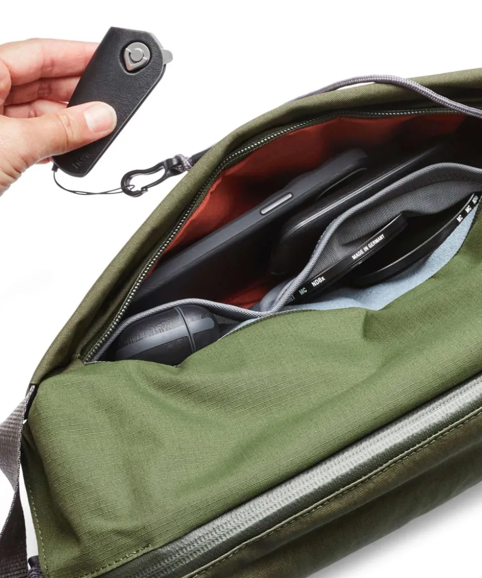 Venture 10L Camera Slingbag recyceltes Nylon grün