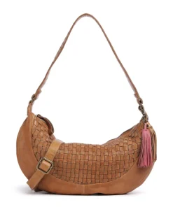 Venusweg 8 Beuteltasche genarbtes Leder braun