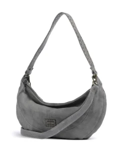 Venusweg 8 Beuteltasche genarbtes Leder grau