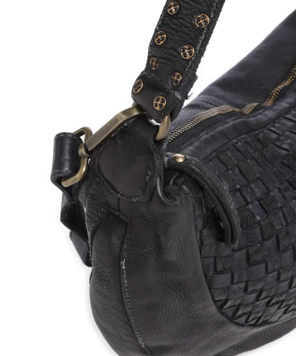 Venusweg 8 Beuteltasche genarbtes Leder navy