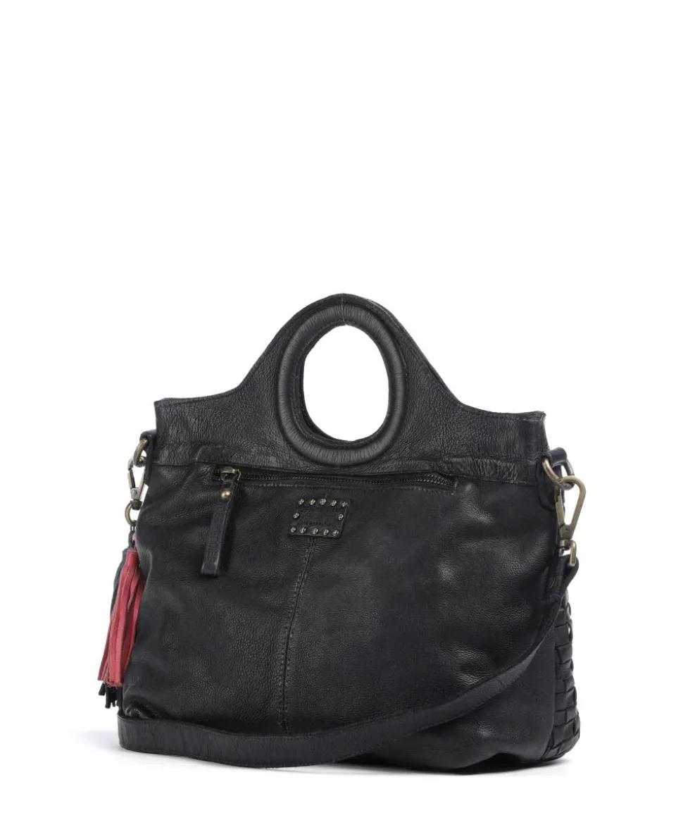 Venusweg 1 Handtasche genarbtes Rindsleder navy