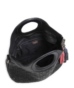 Venusweg 1 Handtasche genarbtes Rindsleder navy