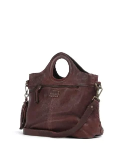 Venusweg 1 Handtasche genarbtes Rindsleder dunkelbraun