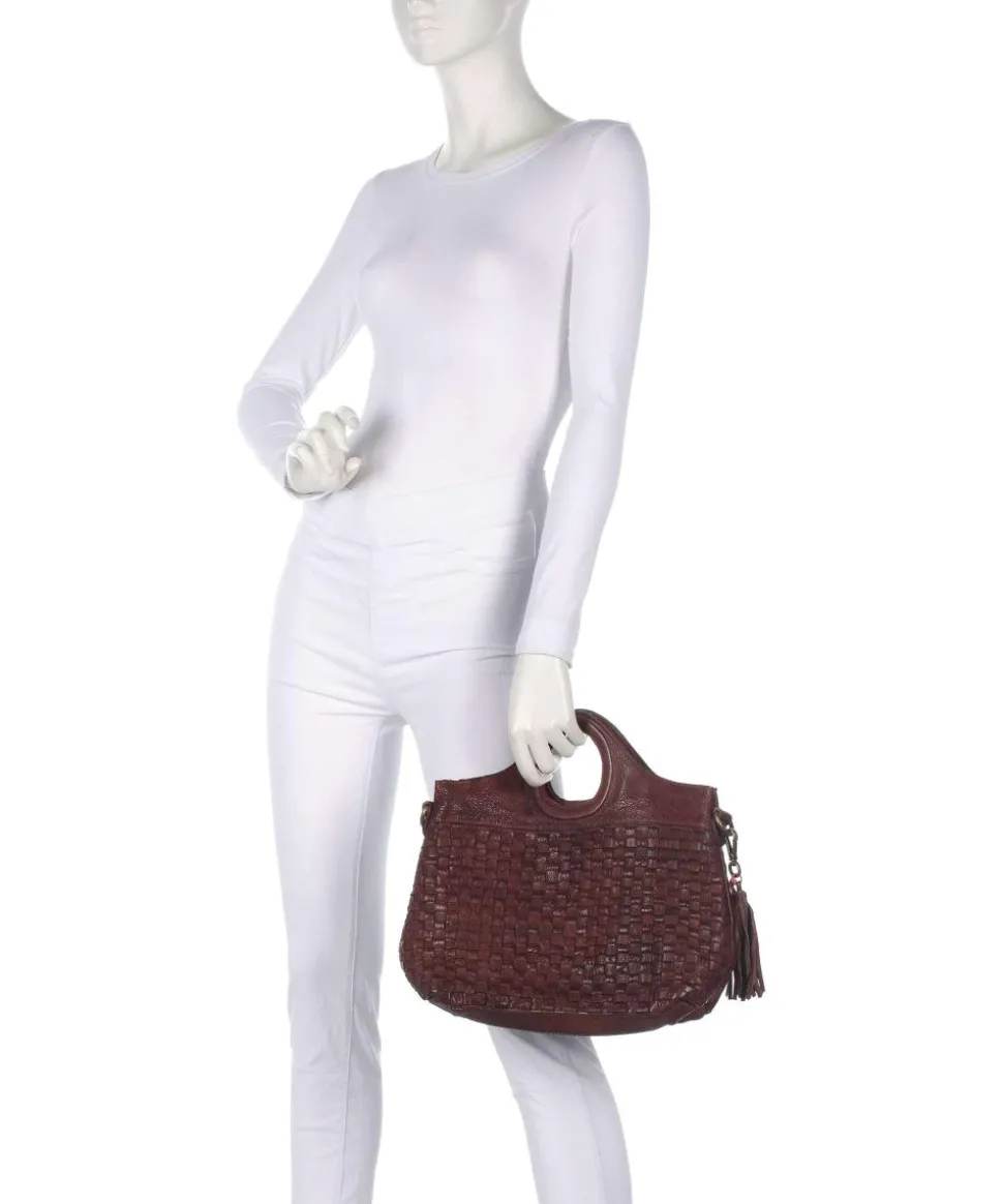 Venusweg 1 Handtasche genarbtes Rindsleder dunkelbraun