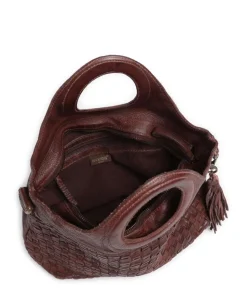 Venusweg 1 Handtasche genarbtes Rindsleder dunkelbraun