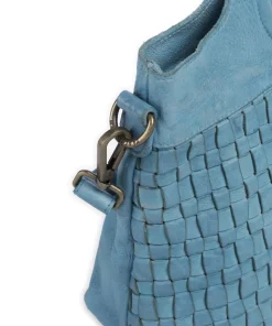 Venusweg 1 Handtasche genarbtes Rindsleder blau