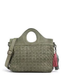 Venusweg 1 Handtasche genarbtes Rindsleder grün