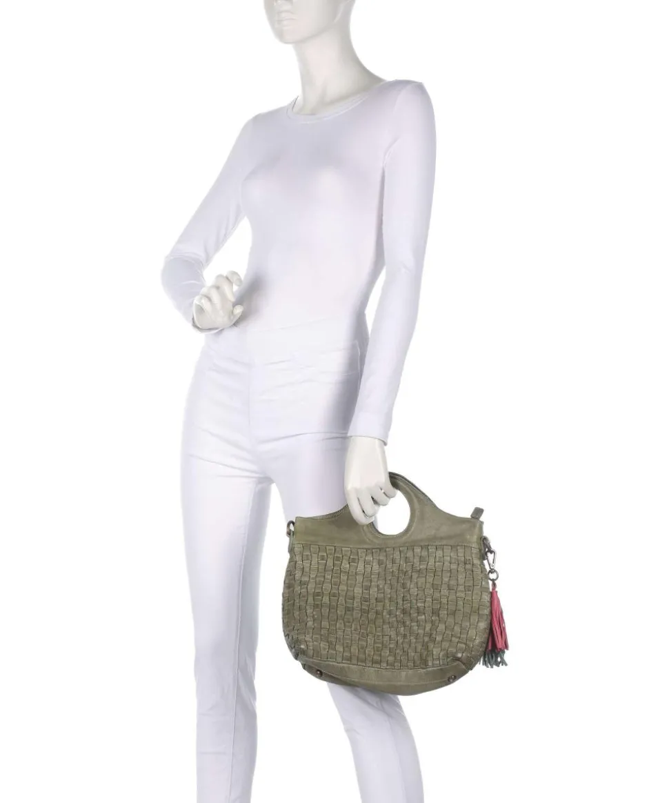 Venusweg 1 Handtasche genarbtes Rindsleder grün