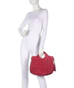 Venusweg 1 Handtasche genarbtes Rindsleder pink