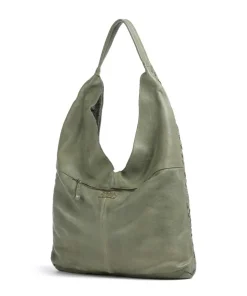 Venusweg 2 Schultertasche genarbtes Rindsleder grün