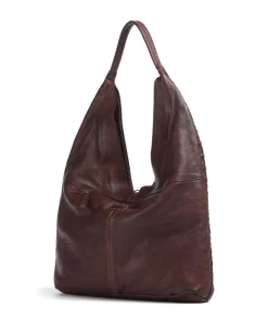 Venusweg 2 Schultertasche genarbtes Rindsleder dunkelbraun