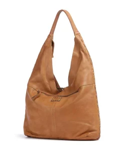 Venusweg 2 Schultertasche genarbtes Rindsleder braun