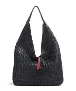 Venusweg 2 Schultertasche genarbtes Rindsleder navy