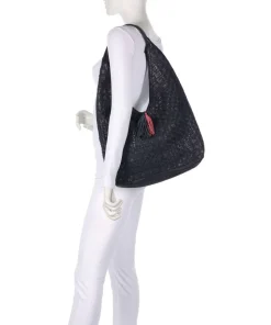 Venusweg 2 Schultertasche genarbtes Rindsleder navy