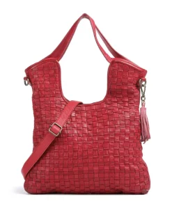 Venusweg 3 Shopper genarbtes Leder pink