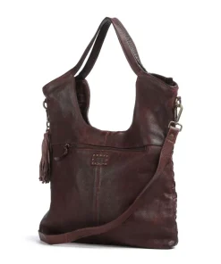 Venusweg 3 Shopper genarbtes Leder dunkelbraun