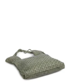 Venusweg 3 Shopper genarbtes Leder grün