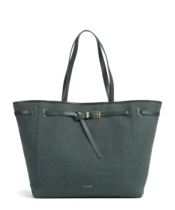 Verdee Shopper Baumwolle dunkelgrün