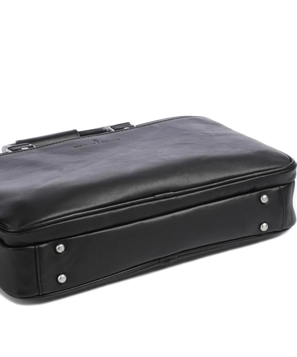 Verona Aktentasche 15″ Leder schwarz