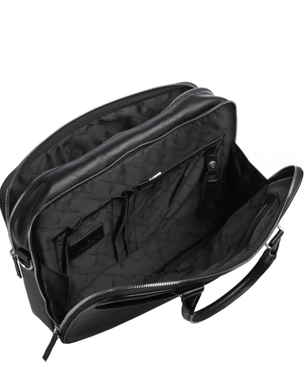 Verona Aktentasche 15″ Leder schwarz