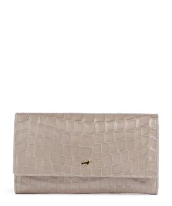 Verona Geldbörse geprägtes Kalbsleder beige