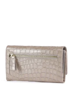 Verona Geldbörse geprägtes Kalbsleder beige