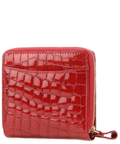 Verona Geldbörse geprägtes Kalbsleder rot