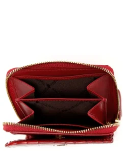 Verona Geldbörse geprägtes Kalbsleder rot