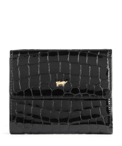 Verona Geldbörse geprägtes Kalbsleder schwarz