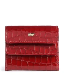 Verona Geldbörse geprägtes Kalbsleder rot