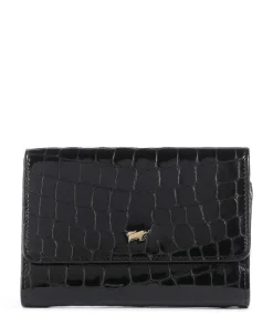 Verona Geldbörse geprägtes Kalbsleder schwarz