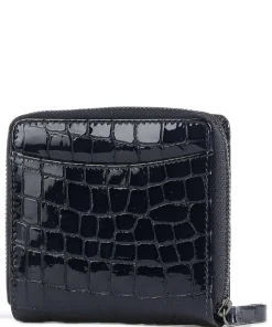 Verona Geldbörse geprägtes Kalbsleder navy