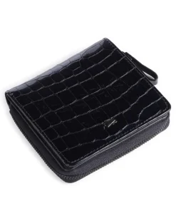 Verona Geldbörse geprägtes Kalbsleder navy