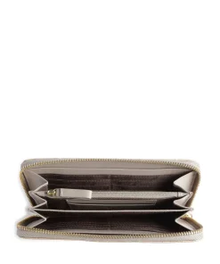 Verona Geldbörse geprägtes Kalbsleder beige