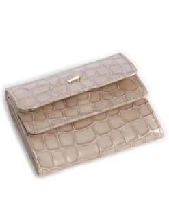 Verona Geldbörse geprägtes Kalbsleder beige