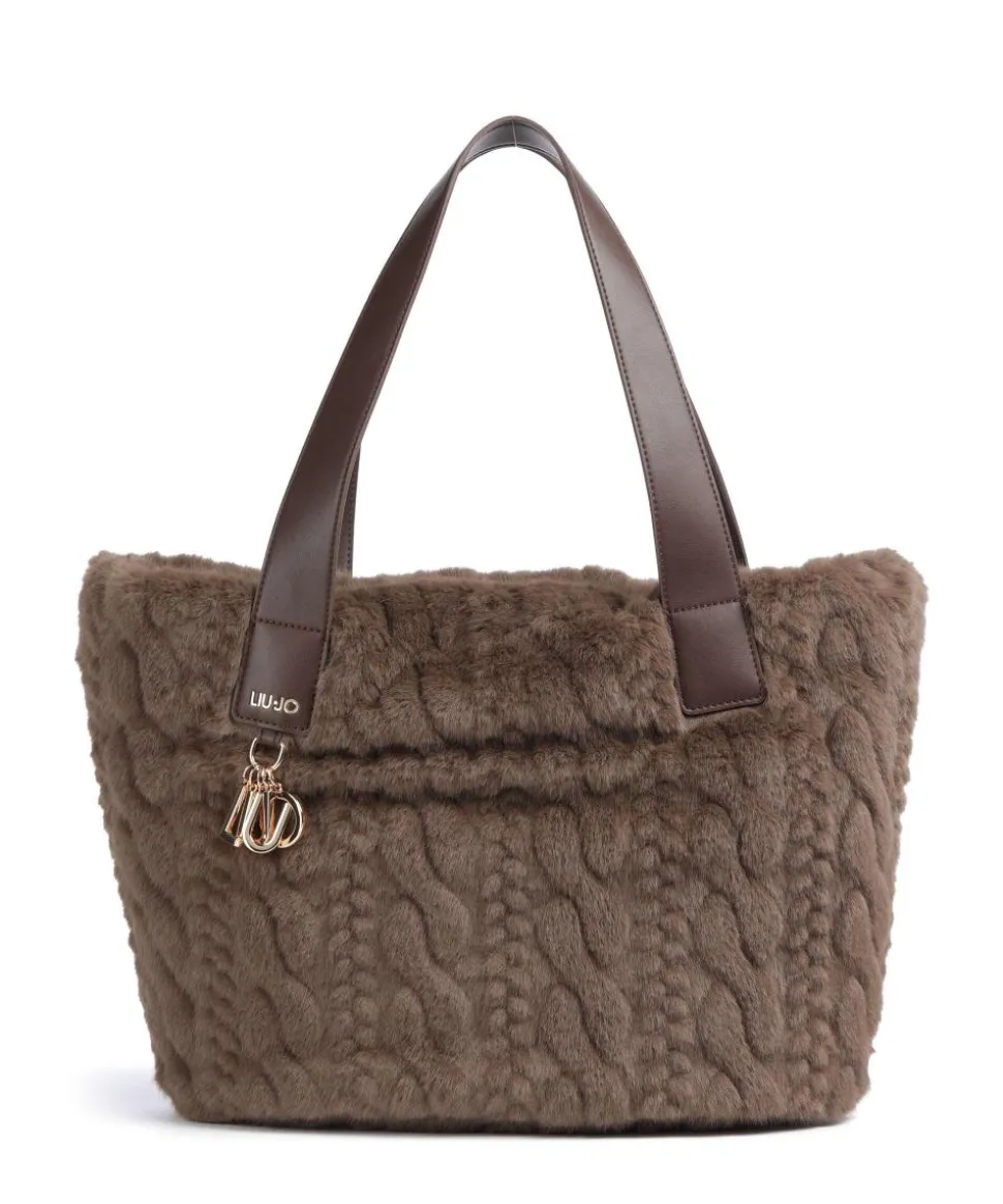 Verry L Shopper Kunstfell tabak