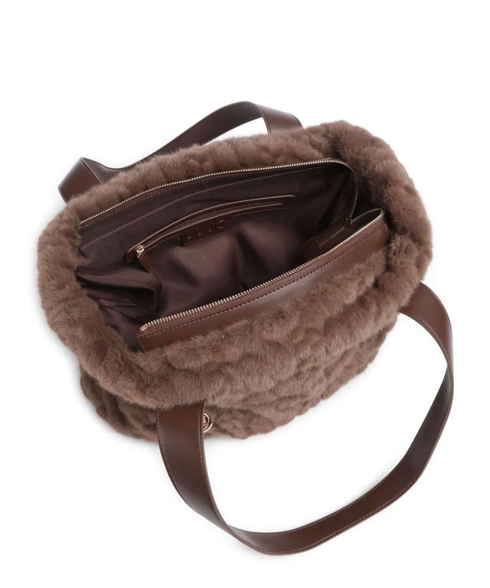 Verry L Shopper Kunstfell tabak