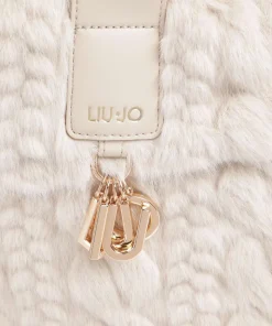 Verry L Shopper Kunstfell creme