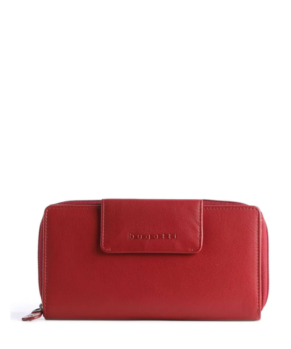 Vertice Geldbörse Rindsleder rot