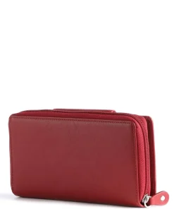 Vertice Geldbörse Rindsleder rot