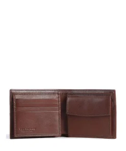Vespucci RFID Geldbörse glattes Rindsleder braun